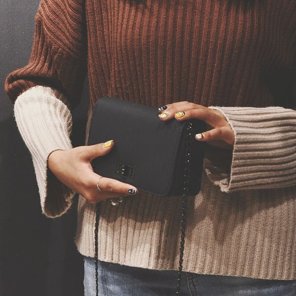 2020 new ladies mini bag chain small square bag fashion shoulder crossbody