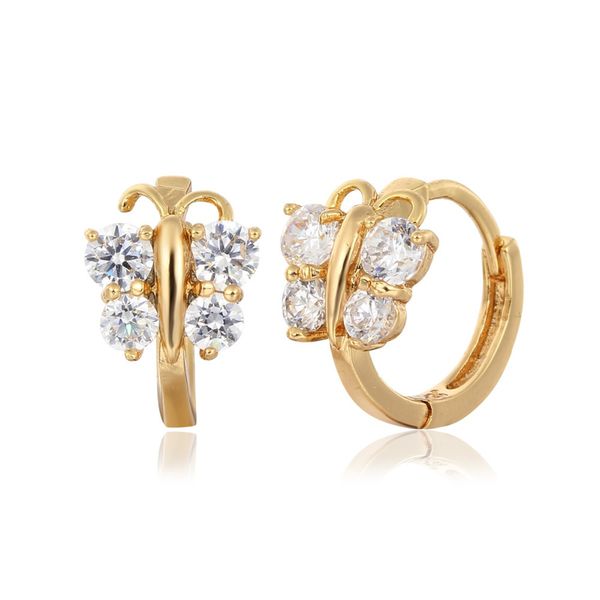 cute gold color butterfly cubic zircon small round circles huggies hoop earrings for women kids children baby girls jewelry aros, Golden;silver
cute gold color butterfly cubic zircon small round circles huggies hoop earrings for women kids children baby girls jewelry aros, Golden;silver
