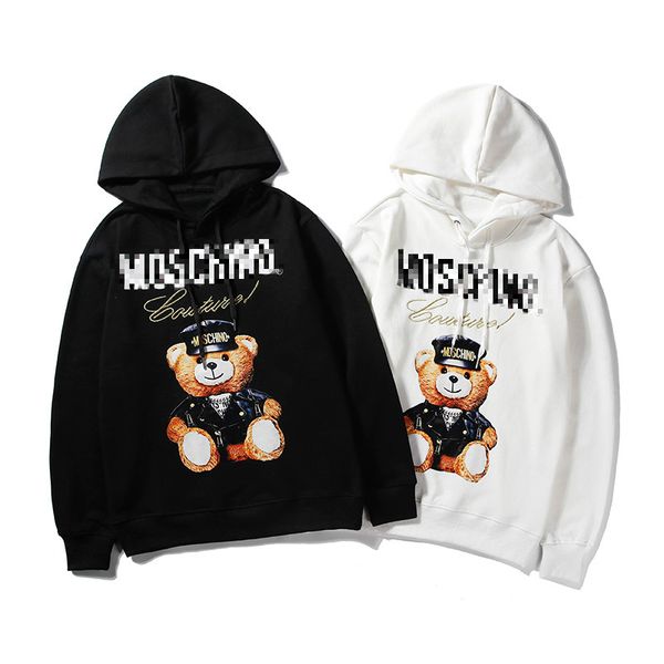 designer mens women hoodies bear pattern brand sweater mens brand hoodie fashion sweatshirt long sleeve hip hop streetwear x b100840k, Black
designer mens women hoodies bear pattern brand sweater mens brand hoodie fashion sweatshirt long sleeve hip hop streetwear x b100840k, Black