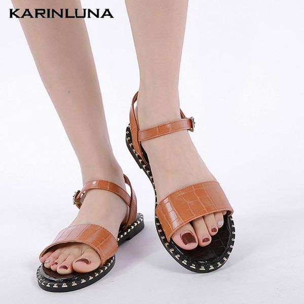 karin 2020 new fashion woman shoes flat with metal decoration summer casual women sandals, Black
karin 2020 new fashion woman shoes flat with metal decoration summer casual women sandals, Black