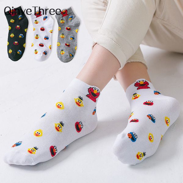women cute cartoon expression short ankle socks happy fashion girls funny eared lovers' cotton socks dropship, Black;white
women cute cartoon expression short ankle socks happy fashion girls funny eared lovers' cotton socks dropship, Black;white