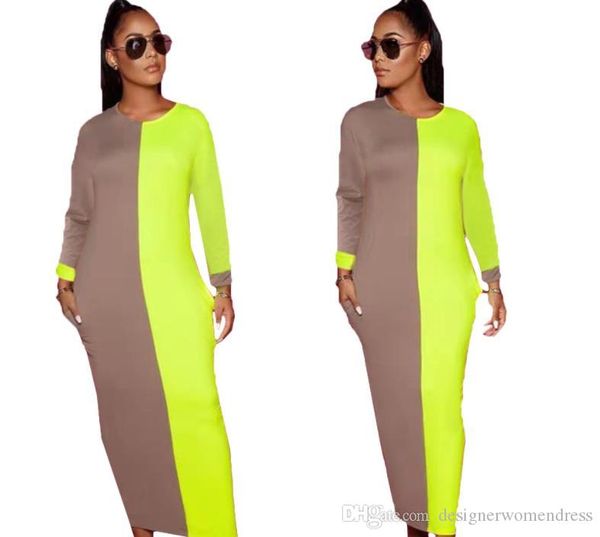 women dresses solid color panelled autumn casual long sleeved crew neck bodycon dresses womens party dresses, White;black
women dresses solid color panelled autumn casual long sleeved crew neck bodycon dresses womens party dresses, White;black
