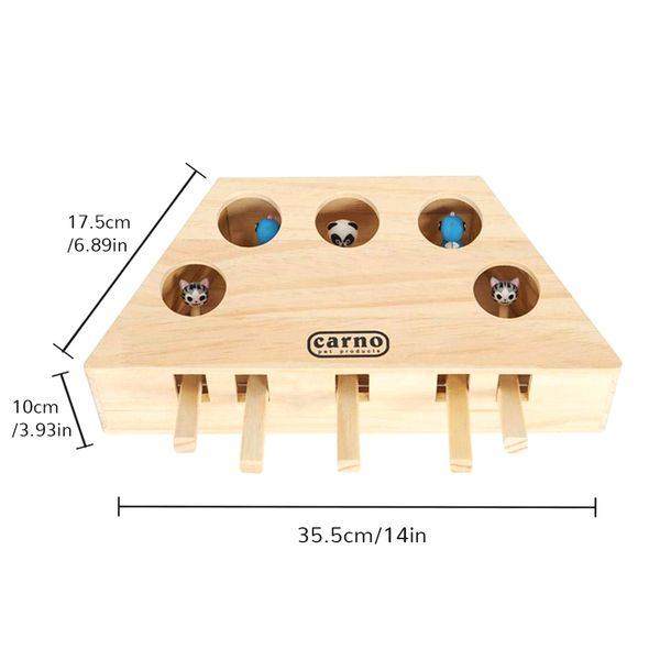 pet cat interactive play teaser toy cat toys indoor solid wooden cat hunting whack toy interactive 3/5-holed mouse seat scratch
pet cat interactive play teaser toy cat toys indoor solid wooden cat hunting whack toy interactive 3/5-holed mouse seat scratch