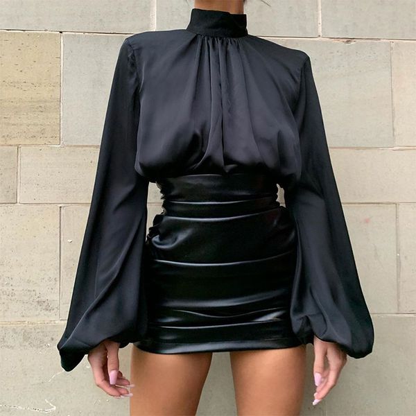 2020 fashion women blouses long puff sleeve blouse shirt solid elegant white office lady shirt casual blusas chemise femme
2020 fashion women blouses long puff sleeve blouse shirt solid elegant white office lady shirt casual blusas chemise femme