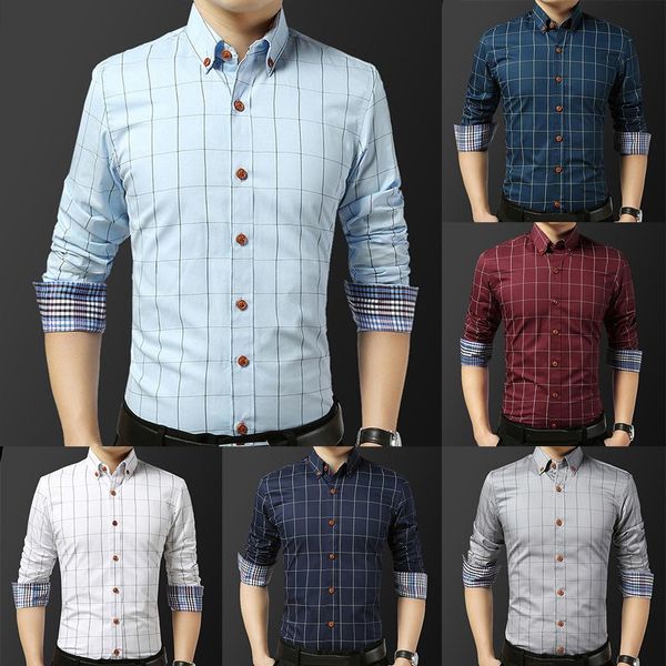 men fashion casual long sleeved shirt male social business dress shirt brand men clothing soft comfortable, White;black
men fashion casual long sleeved shirt male social business dress shirt brand men clothing soft comfortable, White;black