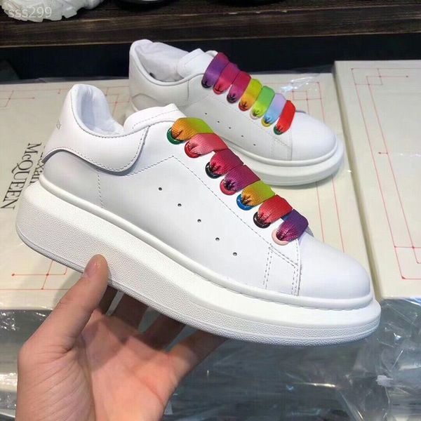 early spring 2020 handsome casual fashionable small white shoes women's muffin thick soled casual shoes increased rainbow shoes size 5, Black
early spring 2020 handsome casual fashionable small white shoes women's muffin thick soled casual shoes increased rainbow shoes size 5, Black
