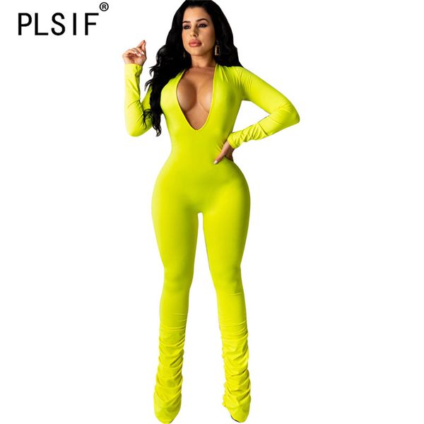 deep v-neck lady skinny jumpsuits long sleeve overall beach style pleated skinny pants sports jumpsuits, Black;white
deep v-neck lady skinny jumpsuits long sleeve overall beach style pleated skinny pants sports jumpsuits, Black;white