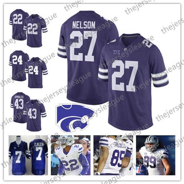 Kansas State Wildcats #27 Jordy Nelson 43 Darren Sproles 16 Tyler Lockett 48 Glenn Gronkowski Purple White NCAA College Football Jerseys
Kansas State Wildcats #27 Jordy Nelson 43 Darren Sproles 16 Tyler Lockett 48 Glenn Gronkowski Purple White NCAA College Football Jerseys
