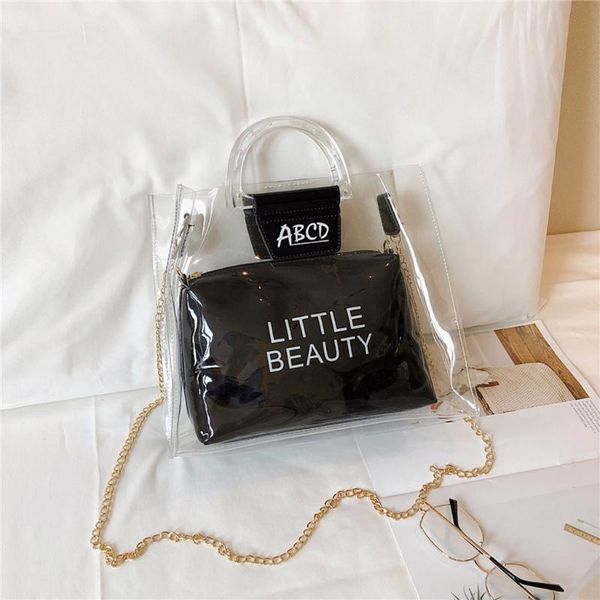 transparent jelly crossbody bag for women letter wild chain shoulder bags lady shell handbag female pvc messenger bag fashion
transparent jelly crossbody bag for women letter wild chain shoulder bags lady shell handbag female pvc messenger bag fashion