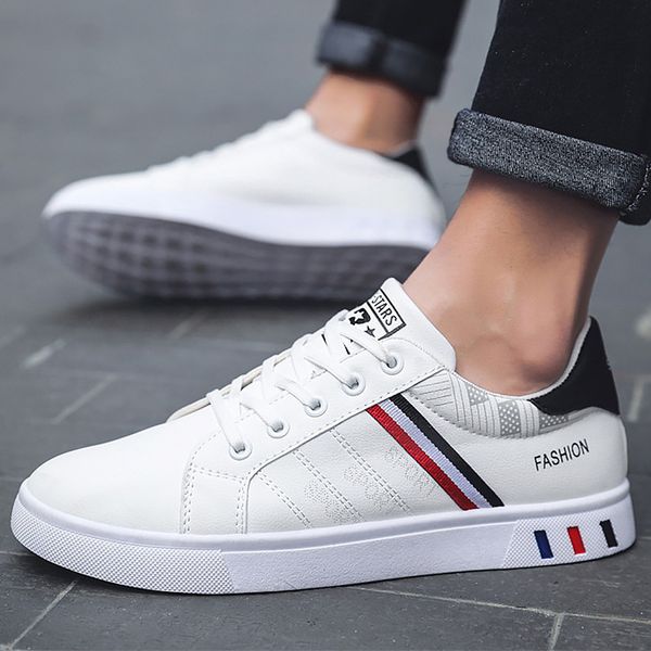 sport shoes men white sneakers comfort sneakers for men leather sneakers boys school shoes 2020 spring vulcanized shoes man t200413, Black
sport shoes men white sneakers comfort sneakers for men leather sneakers boys school shoes 2020 spring vulcanized shoes man t200413, Black