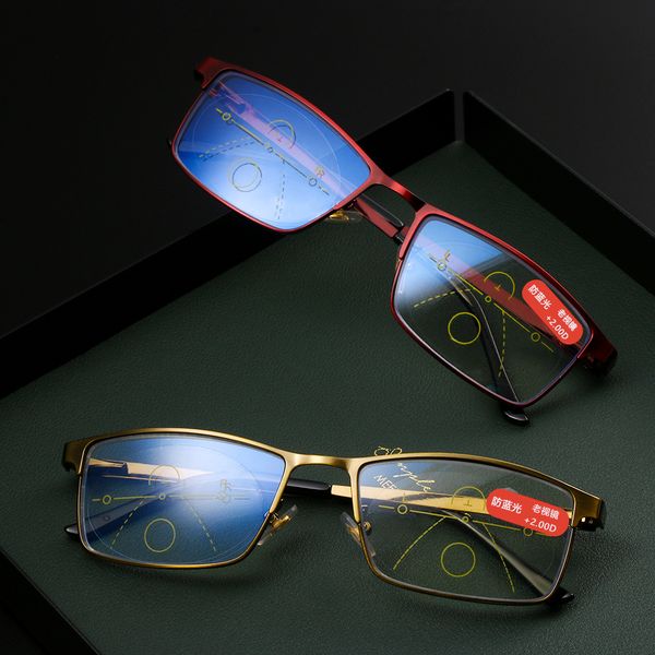 anti blue light progressive multifocal reading glasses women men radiation presbyopia eyeglasses adjustable vision care eyewear, Silver
anti blue light progressive multifocal reading glasses women men radiation presbyopia eyeglasses adjustable vision care eyewear, Silver
