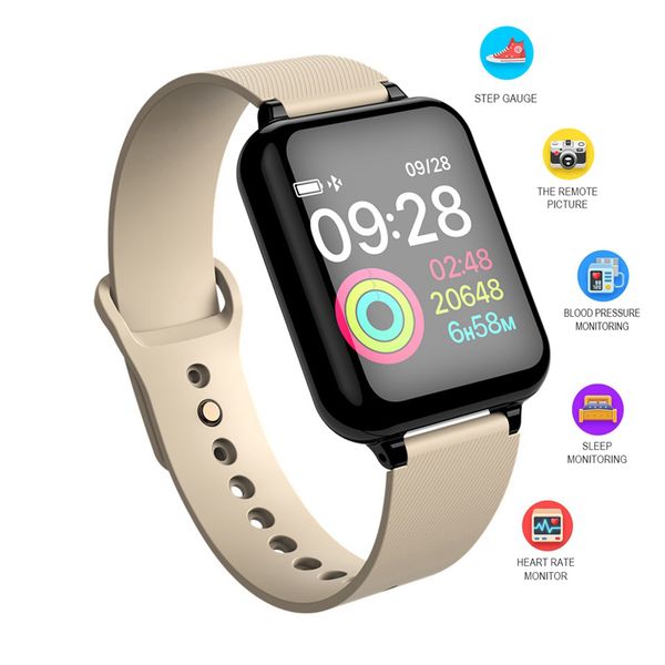 gejian b57 smart band 2018 blood pressure smart watch heart rate monitor fitness bracelet men women sport wristband waterproof, Slivery;brown
gejian b57 smart band 2018 blood pressure smart watch heart rate monitor fitness bracelet men women sport wristband waterproof, Slivery;brown