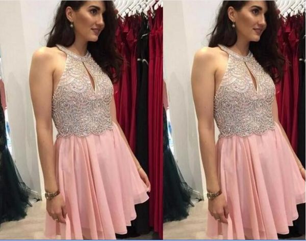arabic short mini a line pink homecoming dresses halter sleeveless keyhole lace beads crystal chiffon cocktail party prom gowns, Red
arabic short mini a line pink homecoming dresses halter sleeveless keyhole lace beads crystal chiffon cocktail party prom gowns, Red