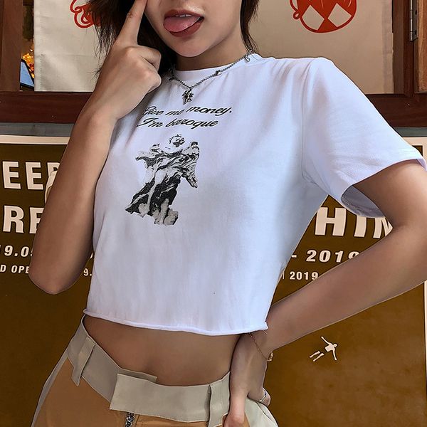 printing 2019 women's wear round collar navel exposed jacket shirt t shirts, Gray;blue
printing 2019 women's wear round collar navel exposed jacket shirt t shirts, Gray;blue
