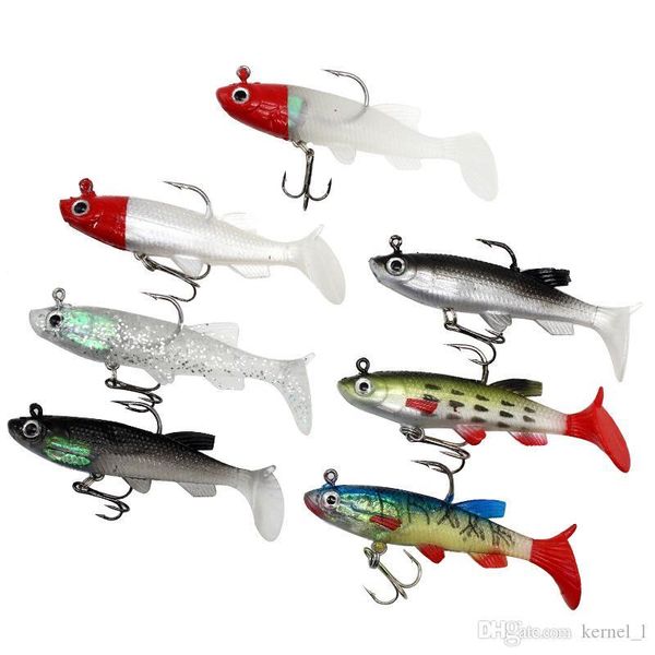 mixed 7 color 9cm 14g jigs fishing hooks fishhooks 6# hook soft baits & lures artificial bait pesca accessories
mixed 7 color 9cm 14g jigs fishing hooks fishhooks 6# hook soft baits & lures artificial bait pesca accessories