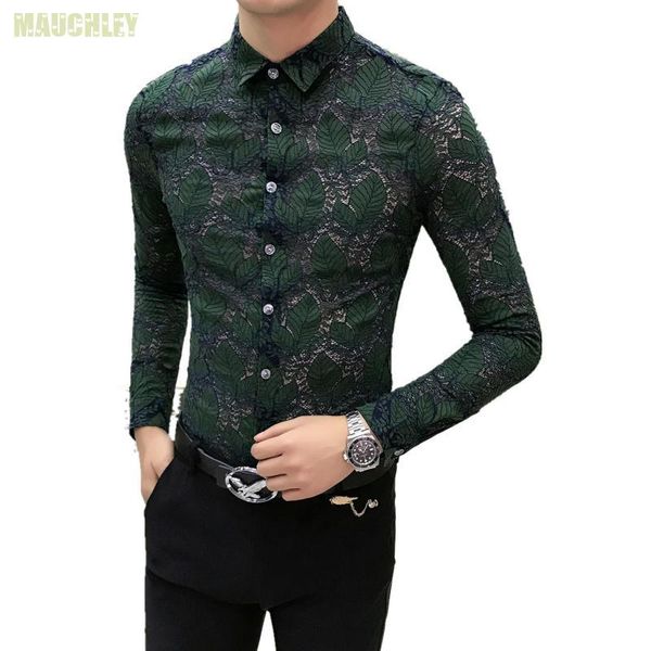 social shirt dress long sleeve shirts chemise slim fit homme green lace leafs unique mens shirt men camisa masculina spring, White;black
social shirt dress long sleeve shirts chemise slim fit homme green lace leafs unique mens shirt men camisa masculina spring, White;black