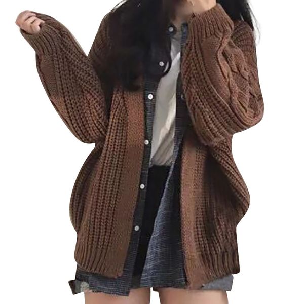 jaycosin sweater button cardigan women solid long sleeve pull femme hiver gilet femme manche longue hiver en laine women's coats, White
jaycosin sweater button cardigan women solid long sleeve pull femme hiver gilet femme manche longue hiver en laine women's coats, White