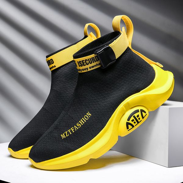 men's high sock sneakers casual shoes men sneakers breathable outdoor zapatillas hombre sports shoes men basket homme t200413, Black
men's high sock sneakers casual shoes men sneakers breathable outdoor zapatillas hombre sports shoes men basket homme t200413, Black