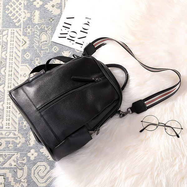 leather backpack women 2020 new korean version of wild cowhide ladies backpack soft leather waterproof simple first layer
leather backpack women 2020 new korean version of wild cowhide ladies backpack soft leather waterproof simple first layer
