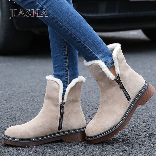 women boots new fashion leather shoes women snow boots winter warm plush ankle boots women shoes, Black
women boots new fashion leather shoes women snow boots winter warm plush ankle boots women shoes, Black