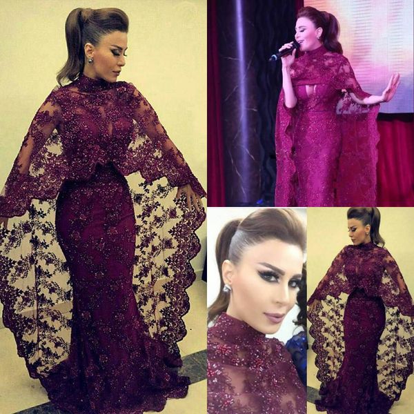 burgundy lace muslim evening dresses with cape beading pearls african dubai long formal dress sweep train arabic african evening party gowns, Black;red
burgundy lace muslim evening dresses with cape beading pearls african dubai long formal dress sweep train arabic african evening party gowns, Black;red