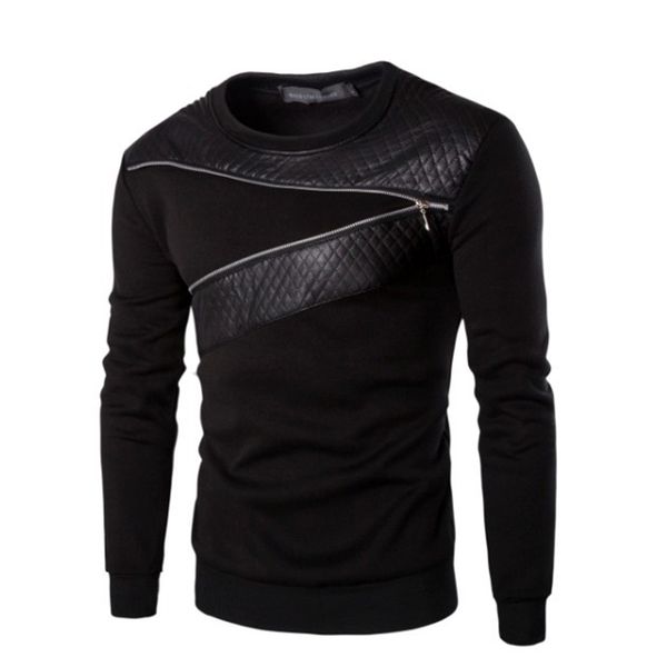 men's t-shirts idopy men`s leather long sleeve o neck gothic punk style black tees shirts with zippers for hipster plus size 5xl, White;black
men's t-shirts idopy men`s leather long sleeve o neck gothic punk style black tees shirts with zippers for hipster plus size 5xl, White;black