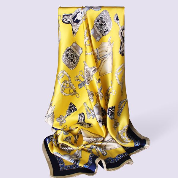 women 100% silk scarf square 88*88cm brand 2020 shawls and wraps for ladies vintage yellow printed square silk scarves bandana, Blue;gray
women 100% silk scarf square 88*88cm brand 2020 shawls and wraps for ladies vintage yellow printed square silk scarves bandana, Blue;gray