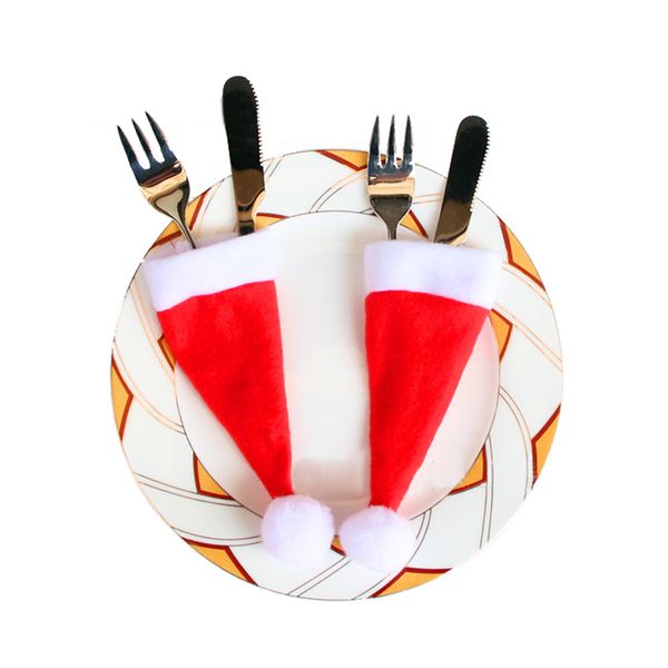 christmas decorations 6pcs silverware holder santa claus pockets dinner knife fork tableware cap socks decor #t10
christmas decorations 6pcs silverware holder santa claus pockets dinner knife fork tableware cap socks decor #t10