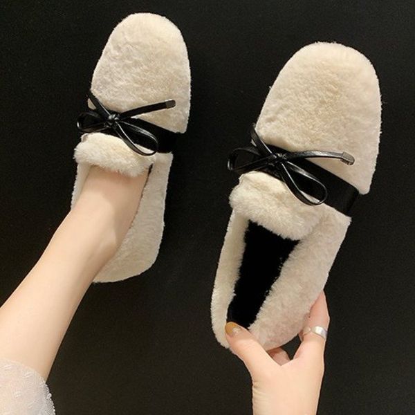 women's shoes new style versitile fashion flat keel thin shoes slip-on cotton-padded with velvet, Black
women's shoes new style versitile fashion flat keel thin shoes slip-on cotton-padded with velvet, Black
