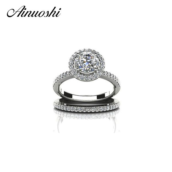 ainuoshi 1 караты halo round cut sona кольцо наборы 925 серебряных кольца для помолвки женского свадебного lovers promise кольца диапазона н, Slivery;golden
ainuoshi 1 караты halo round cut sona кольцо наборы 925 серебряных кольца для помолвки женского свадебного lovers promise кольца диапазона н, Slivery;golden