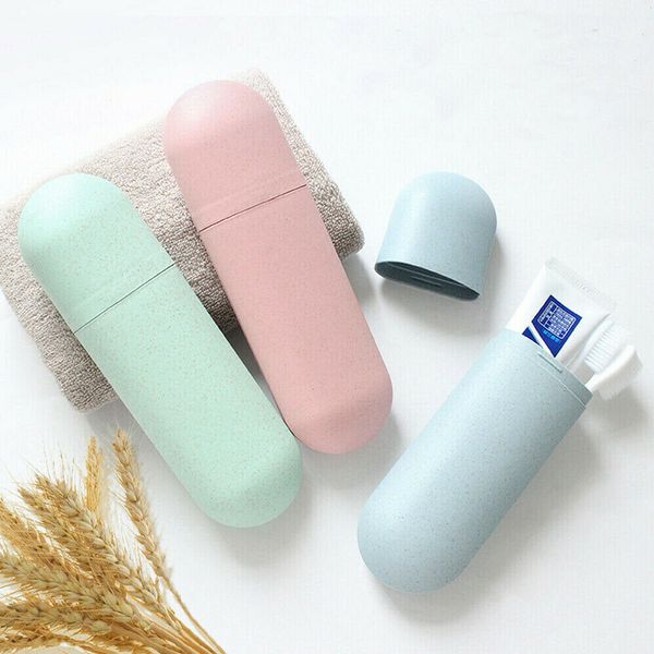 Hot Brand New Portable Travel Wheat Straw Toothpaste Case Antibacterial Toothbrush Storage Boxes Eco-friendly Storage Containers
Hot Brand New Portable Travel Wheat Straw Toothpaste Case Antibacterial Toothbrush Storage Boxes Eco-friendly Storage Containers