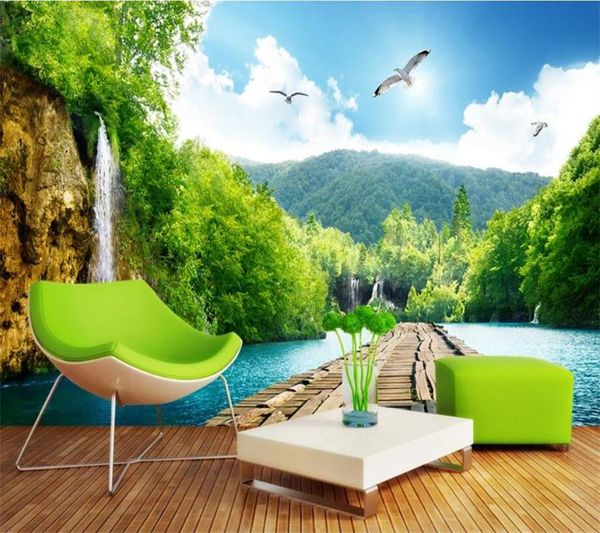 mural custom wallpaper 3d landscape waterfall wood bridge 3d view living room tv background wall paper mural papel de parede
mural custom wallpaper 3d landscape waterfall wood bridge 3d view living room tv background wall paper mural papel de parede
