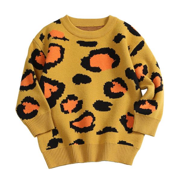autumn baby & kids girls long sleeve knitted leopard print pullover sweaters children fashion fall winter sweater for 1-6t, Blue 
autumn baby & kids girls long sleeve knitted leopard print pullover sweaters children fashion fall winter sweater for 1-6t, Blue