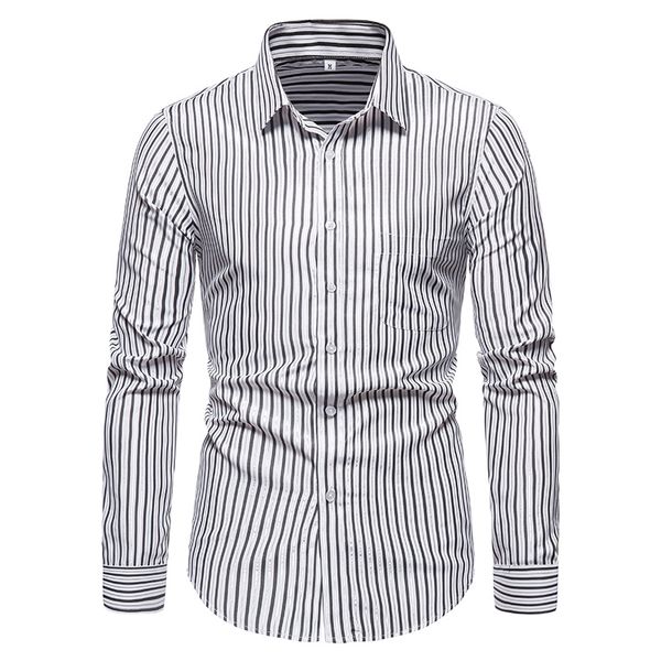 cyxzftrofl new fashion spring summer casual men's shirt cotton long sleeve striped slim fit stand collar shirts eu size s-xxl, White;black
cyxzftrofl new fashion spring summer casual men's shirt cotton long sleeve striped slim fit stand collar shirts eu size s-xxl, White;black