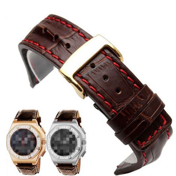 26x18mm 100% genuine brown handmade watch band strap fold clasp for ap for piguet and folding clasp, Black;brown
26x18mm 100% genuine brown handmade watch band strap fold clasp for ap for piguet and folding clasp, Black;brown