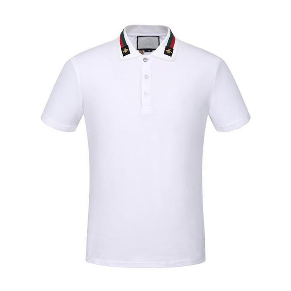 19ss italy designs solid light cotton polo web and bee embroidery men polo shirt collar polos mens t shirts clothing shorts poloshirt g302, White;black
19ss italy designs solid light cotton polo web and bee embroidery men polo shirt collar polos mens t shirts clothing shorts poloshirt g302, White;black