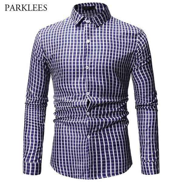 2019 news plaid shirt men soft comfortable long sleeve male blue check shirts casual plus size work camisa social masculina xxxl, White;black
2019 news plaid shirt men soft comfortable long sleeve male blue check shirts casual plus size work camisa social masculina xxxl, White;black