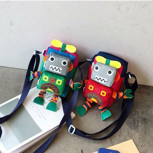 fashion boys mini crossbody bags lovely cartoon robot children small shoulder bag cool kids all match coin purse money wallet, White
fashion boys mini crossbody bags lovely cartoon robot children small shoulder bag cool kids all match coin purse money wallet, White