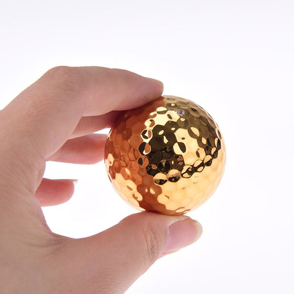 plated golf ball fancy match opening goal gift durable construction for sporting events dia about 42.7mm
plated golf ball fancy match opening goal gift durable construction for sporting events dia about 42.7mm