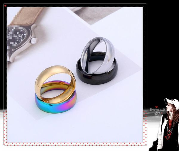 external arc titanium steel stainless steel ring simple couples ring 2020 high-end customizable, Golden;silver
external arc titanium steel stainless steel ring simple couples ring 2020 high-end customizable, Golden;silver