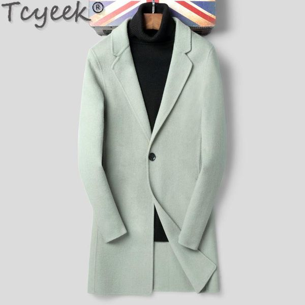 handmade double-sided wool coat korean spring fall british windbreaker jacket mens coats and jackets lsy088338 k1292, Black
handmade double-sided wool coat korean spring fall british windbreaker jacket mens coats and jackets lsy088338 k1292, Black