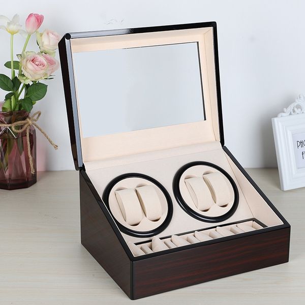 automatic mechanical watch winders storage box case holder 4+6 collection watch display jewelry winder box, Black;blue
automatic mechanical watch winders storage box case holder 4+6 collection watch display jewelry winder box, Black;blue