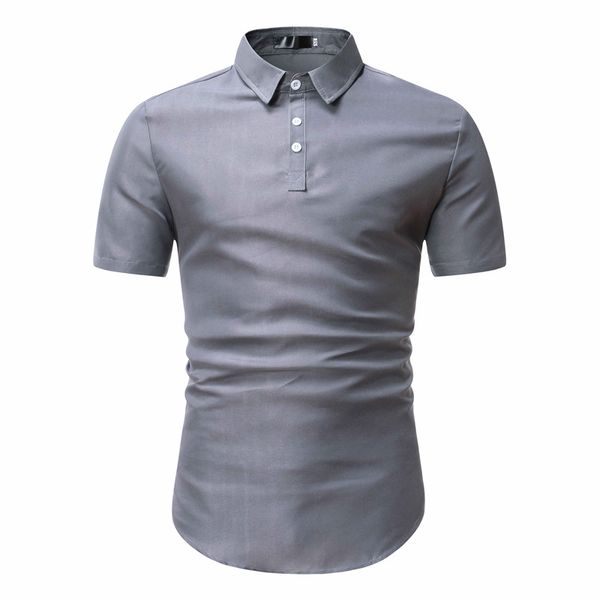 men's casual shirts mens slim fit cotton shirt 2021 summer short sleeve men work business male solid color chemise homme, White;black
men's casual shirts mens slim fit cotton shirt 2021 summer short sleeve men work business male solid color chemise homme, White;black