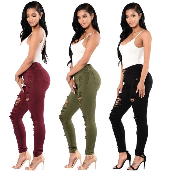 selling 2019 new style europe and america beggar with holes jeans women's multi-color trousers, Blue
selling 2019 new style europe and america beggar with holes jeans women's multi-color trousers, Blue