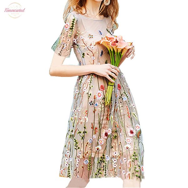 midi dress women summer floral embroidery lace mesh short sleeve high waist dresses casual loose elegant party dress 2020, Black;gray
midi dress women summer floral embroidery lace mesh short sleeve high waist dresses casual loose elegant party dress 2020, Black;gray