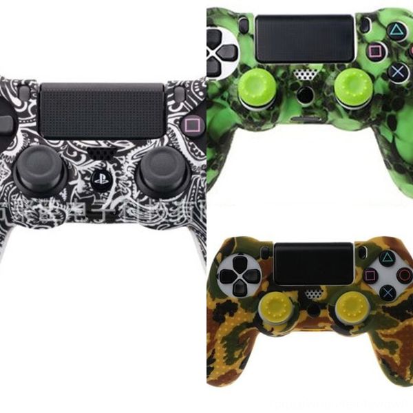 ajxwv silicone grip skin gamepad cover protector case + 2 caps kit ps4 for controller
ajxwv silicone grip skin gamepad cover protector case + 2 caps kit ps4 for controller