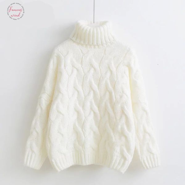 women turtleneck sweaters autumn european pull jumpers winter casual twist warm sweaters female oversized sweater pull, White;black
women turtleneck sweaters autumn european pull jumpers winter casual twist warm sweaters female oversized sweater pull, White;black