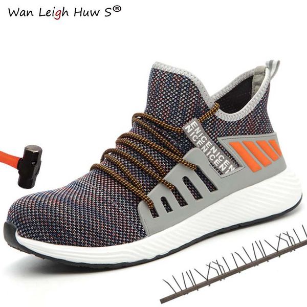 sneakers work shoes 2019 new fashion lightweight outdoor breathable men steel toe industrial & construction work safety boots, Black
sneakers work shoes 2019 new fashion lightweight outdoor breathable men steel toe industrial & construction work safety boots, Black