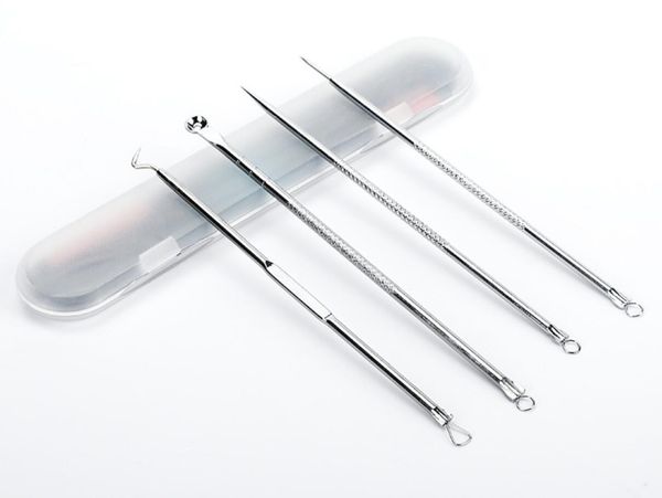 4-piece blemish extractor set stainless steel blackhead pimples acne comedone remover needle tool,straight needle with box set
4-piece blemish extractor set stainless steel blackhead pimples acne comedone remover needle tool,straight needle with box set