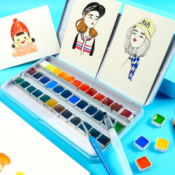 rubens owen solid watercolor paint watercolor paint suite 24-color 36-color beginner portable
rubens owen solid watercolor paint watercolor paint suite 24-color 36-color beginner portable